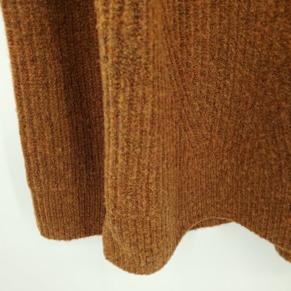 Madewell Mercer Turtleneck Sweater in Coziest Yarn M Heather Cider (Orange/Tan) - Picture 9 of 15